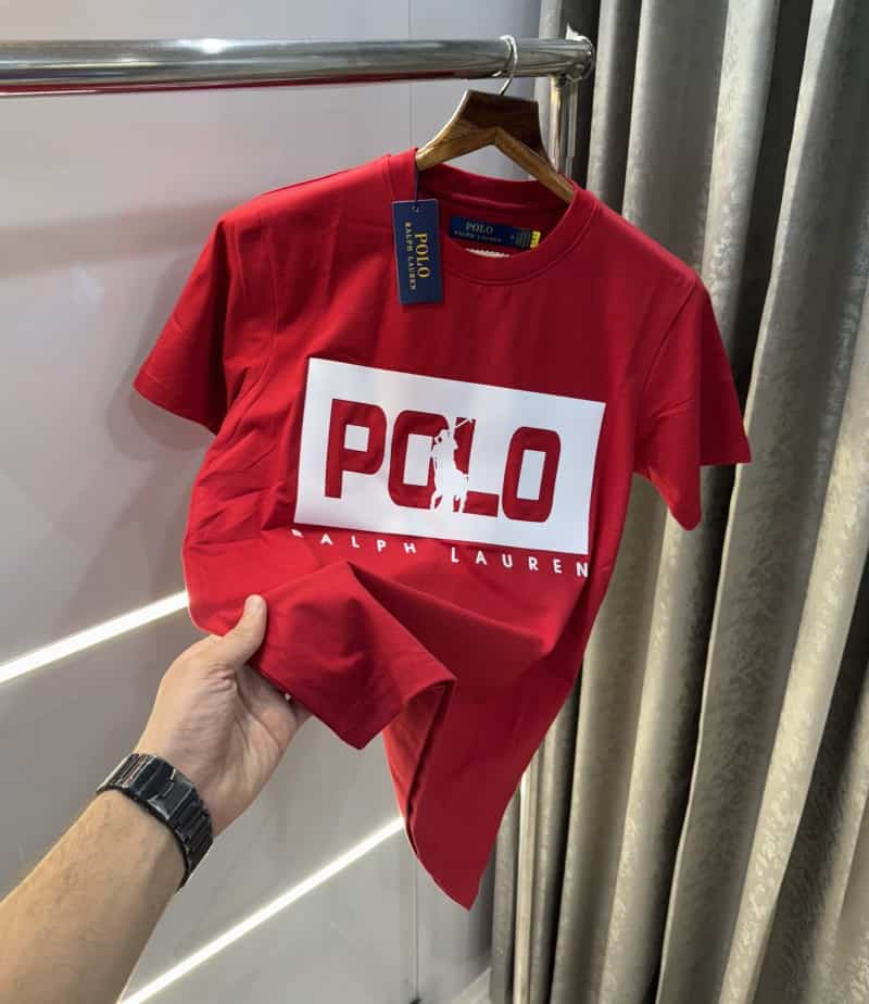 Ralph Lauren Red Printed Premium T-Shirt Secondary image