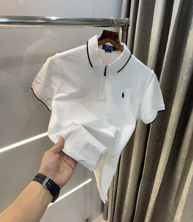 Ralph Laure n White Embroidery Logo Premium Classic Polo T-Shirt Main image