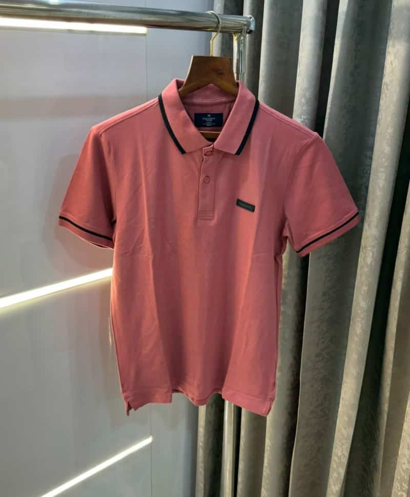 Hacket Peach Logo Print Classic Polo T-Shirt Secondary image