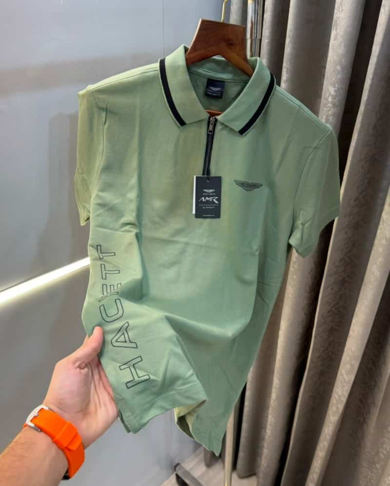 Hacket Aston Martin Logo Print Classic Polo T-Shirt Main image