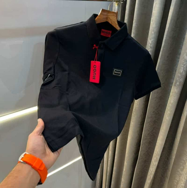 Hugo Boss Black Patch Logo Classic Polo T-Shirt
