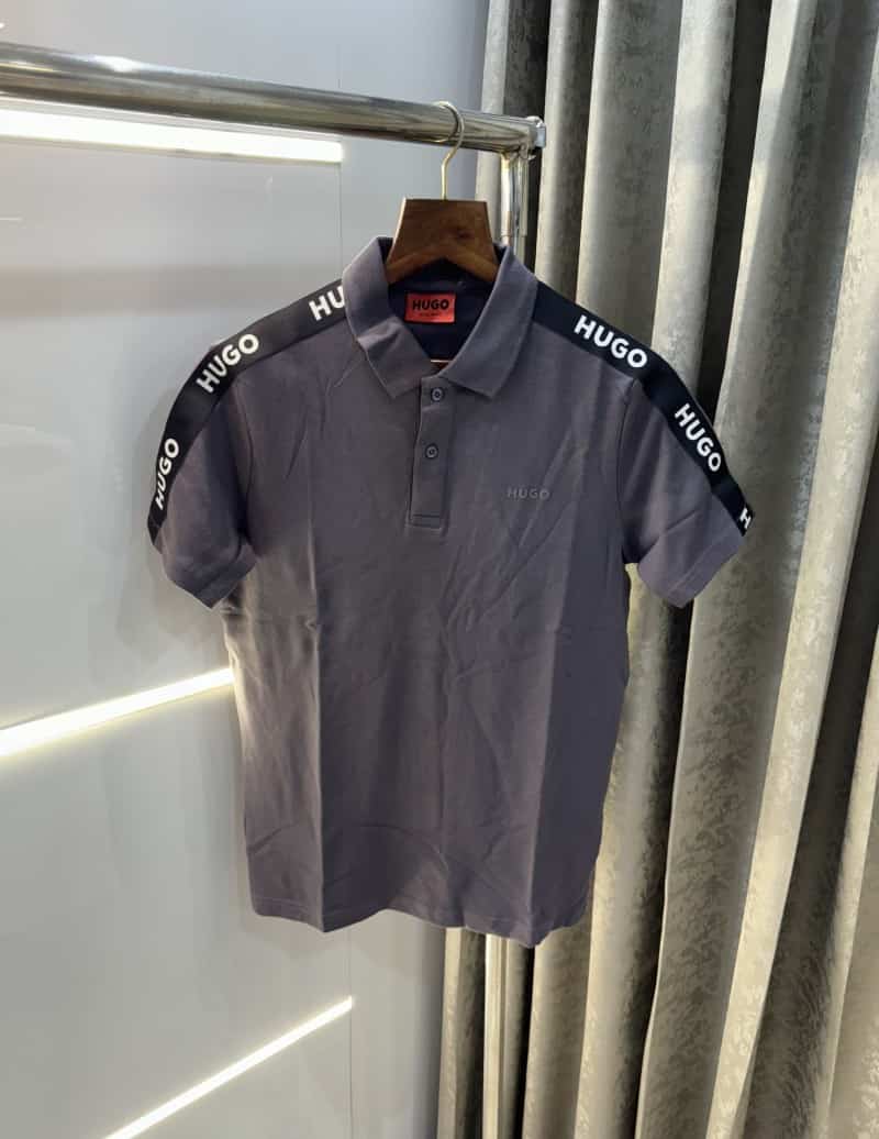 Hugo bos s Dark Grey Shoulder Look Classic Polo T-Shirt Secondary image