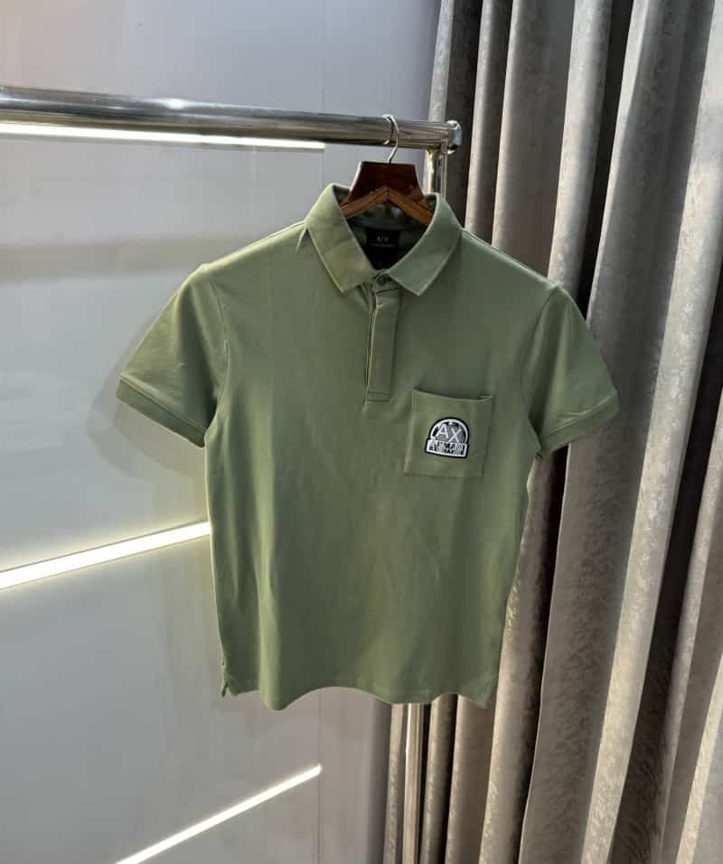 Arman i Ex!change Green Pocket Logo Premium Polo T-Shirt Secondary image