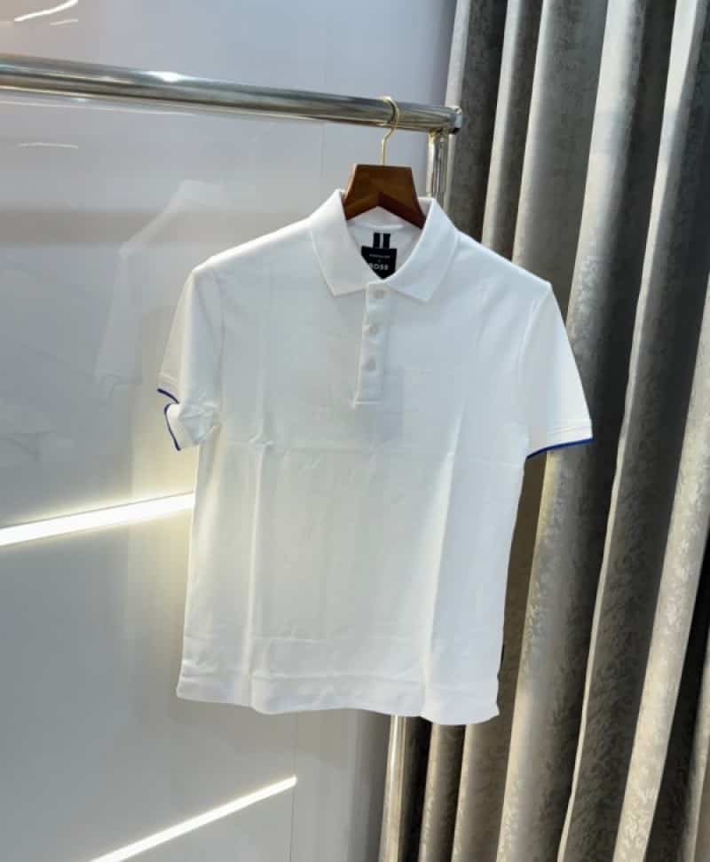 Hugo bos s White Premium Classic Polo T-Shirt