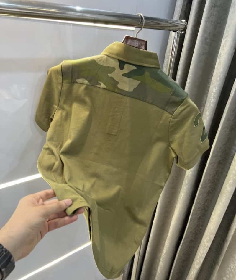 Hacket martin olive green embroidery logo premium polo t-shirt Secondary image