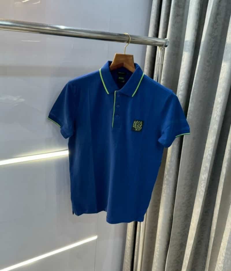 Hugo bos sPetrol Blue Embroidery Logo Print Premium Classic Polo T-Shirt Secondary image