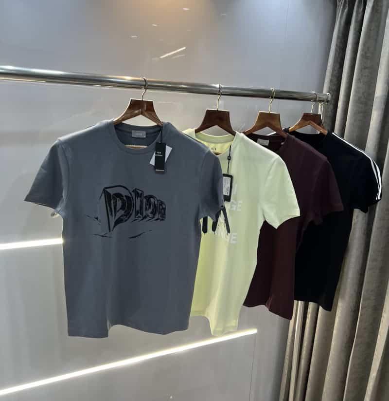 Christian Dio rWine Embroidery Logo Premium T-Shirt