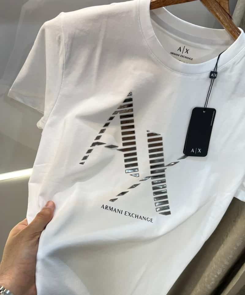 Arman i Exchange White Logo Print Imported T-Shirt Secondary image