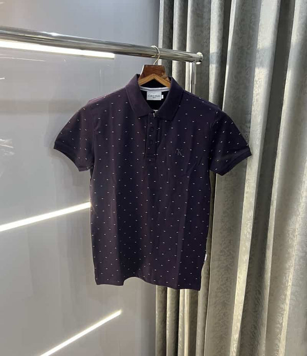 Calvin Klein Purple Premium Polo T-Shirt