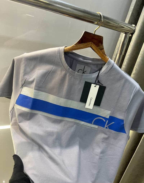 Calvin Klei n light grey printed premium t-shirt