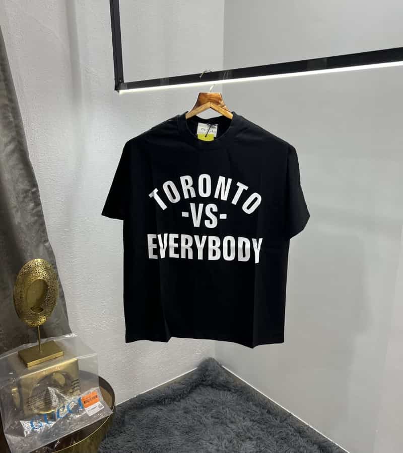 Gucc i Toronto Black Imported Oversized T-Shirt Main image