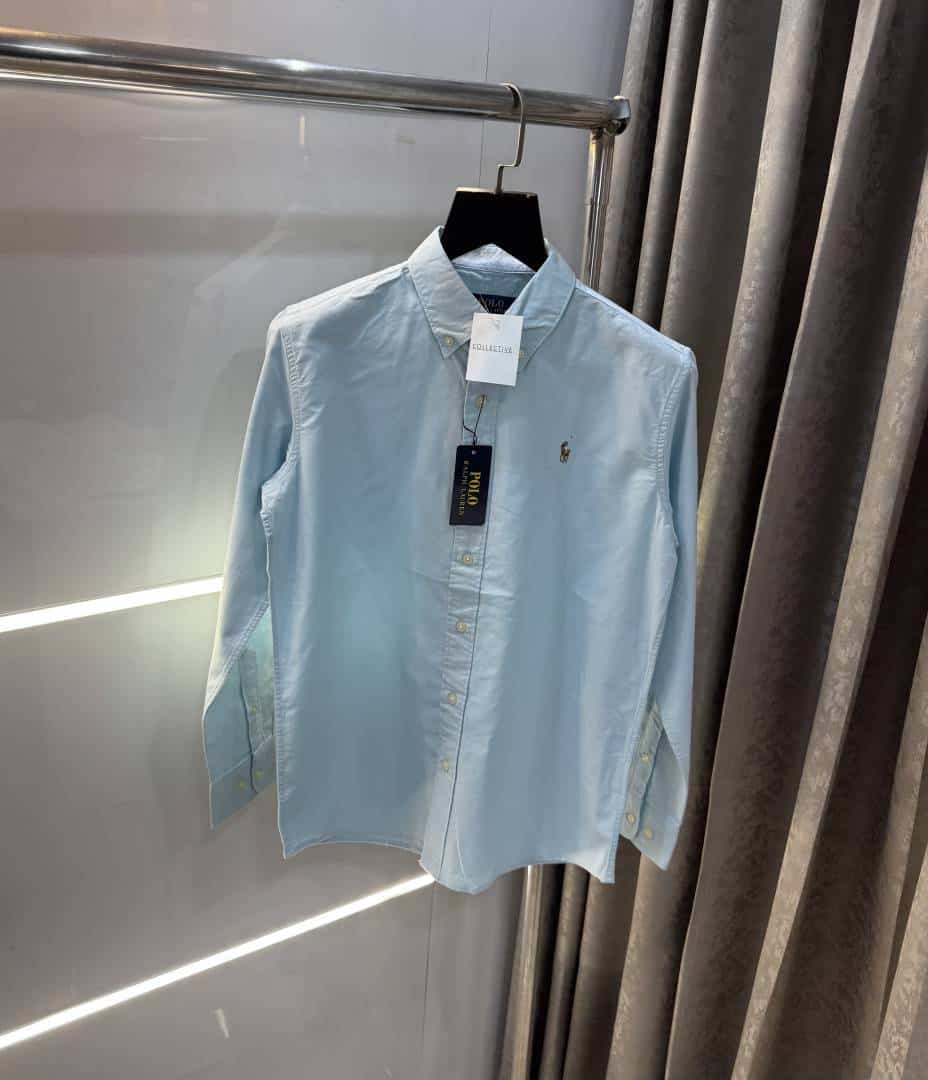 Ralph Lauren Sky Blue Premium Oxford Shirt