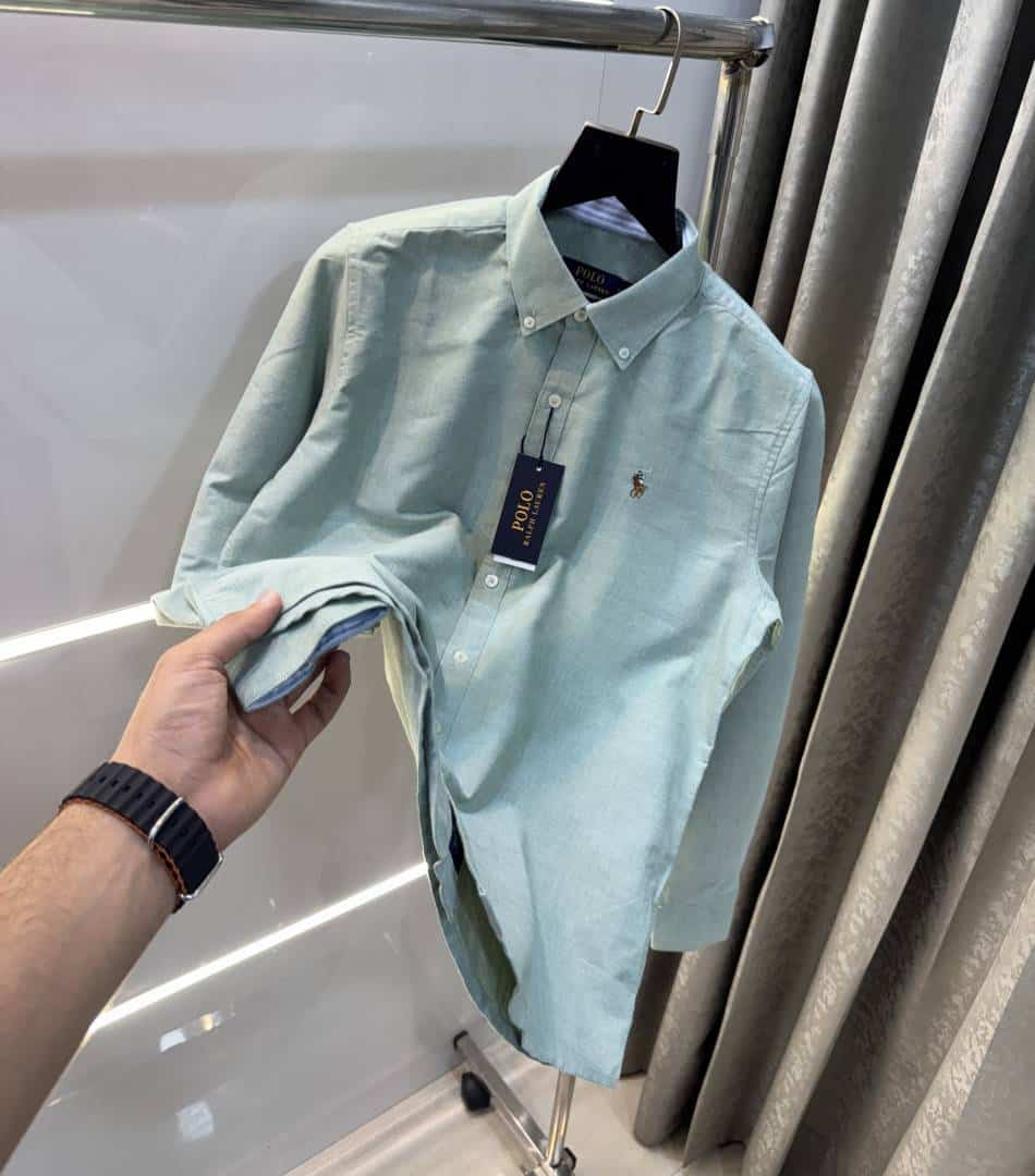 Ralph Laure n Aqua Green Premium oxford Shirt Main image