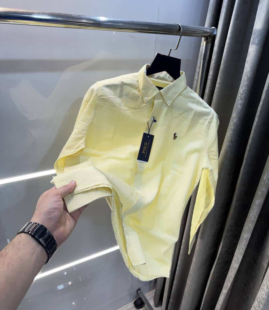 Ralph Laure n Cotton Linen Lemon Premium Shirt