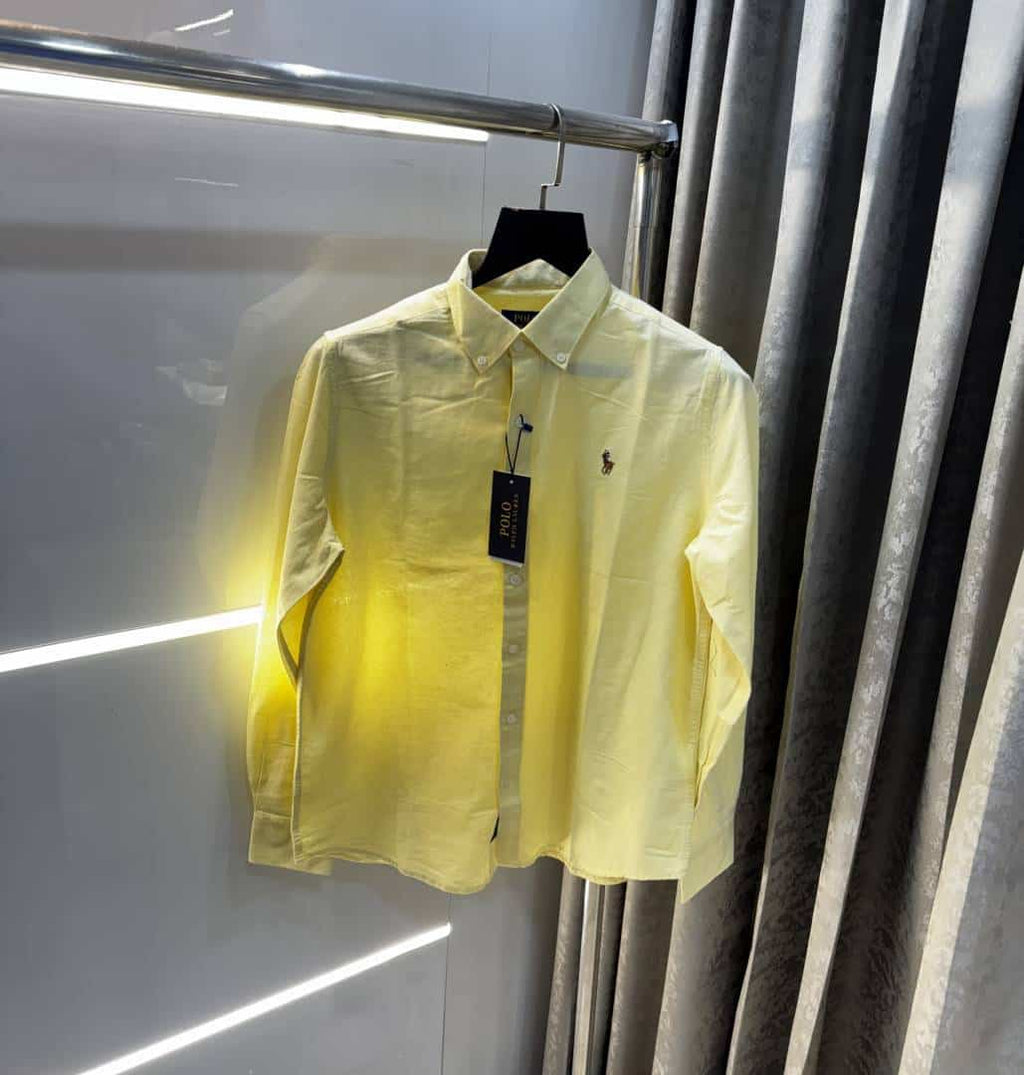 Ralph Laure n Cotton Linen Lemon Premium Shirt