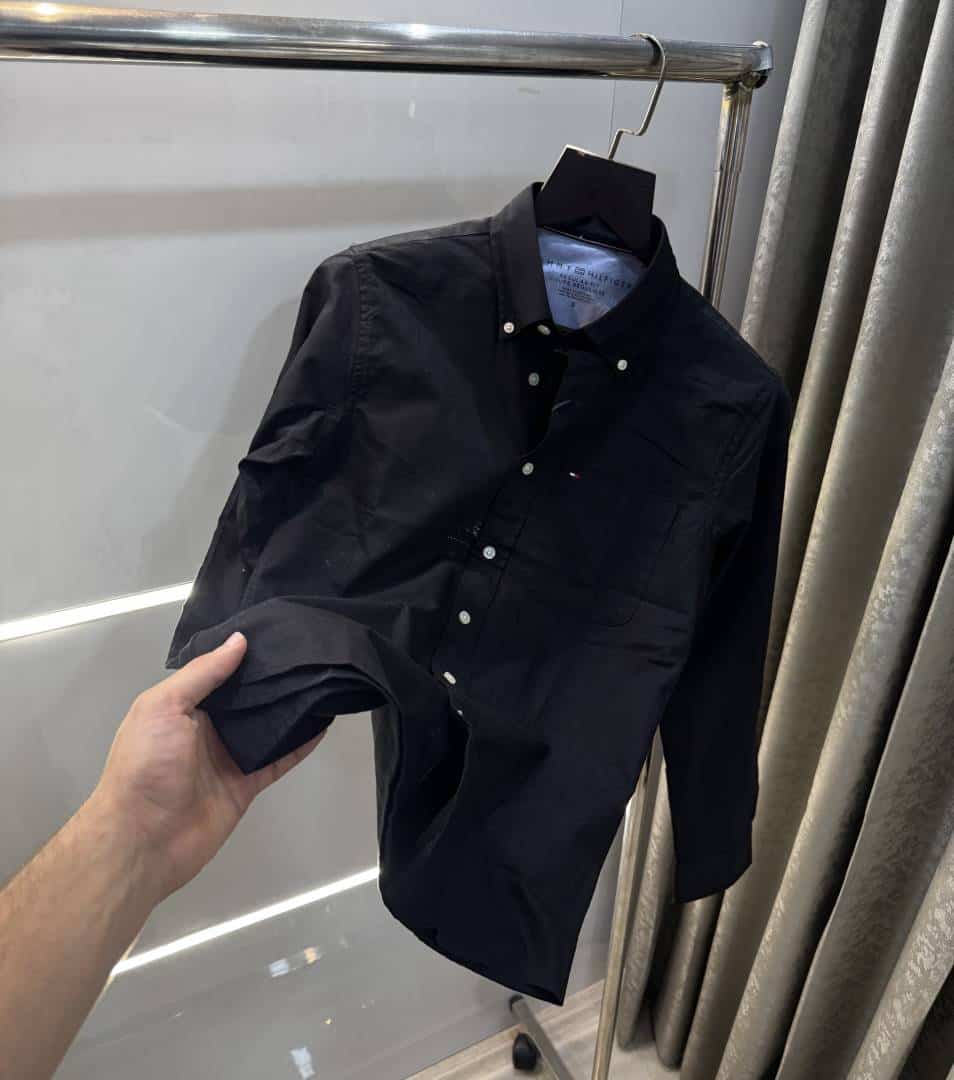 Tomm y Hilfiger Black Classic Premium Shirt Main image