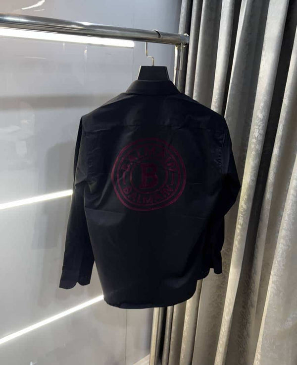 Balmai n Paris Black EmbosSed Logo Exclusive Shirt