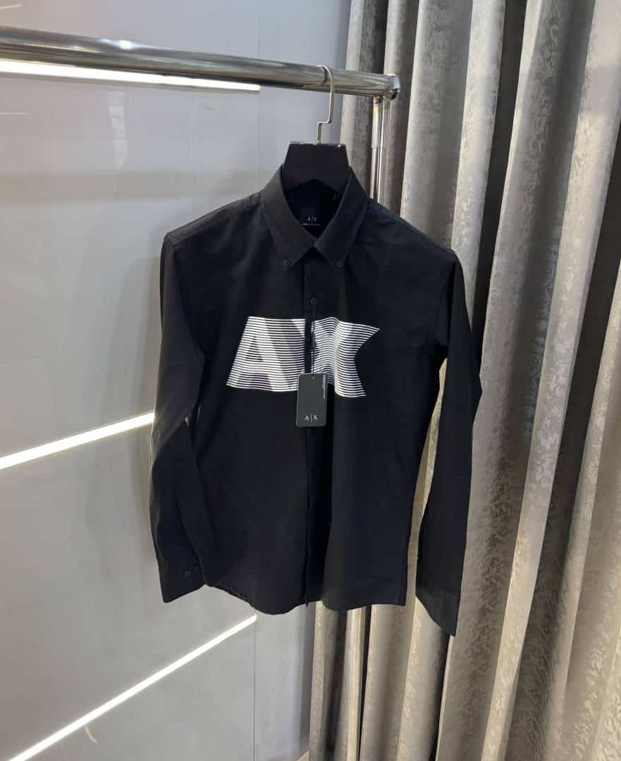 Arman i Exchange Black Logo Print Exclusive Shirt Secondary image