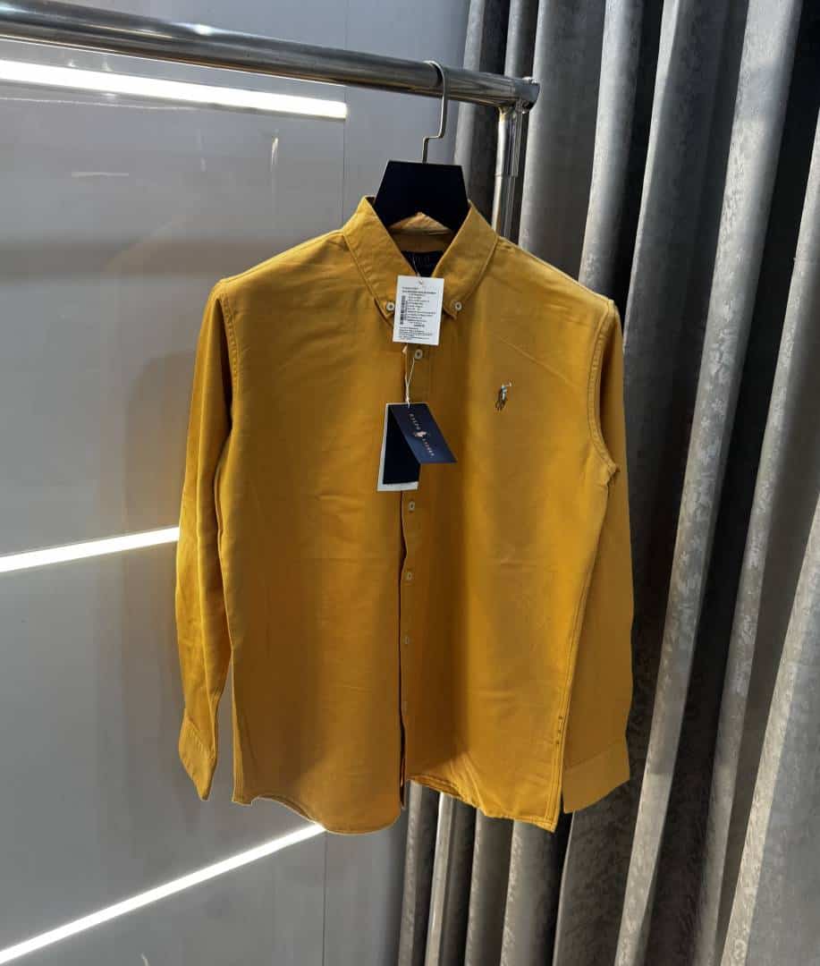 Ralp h lauren D Mustard Premium Classic Shirt Main image