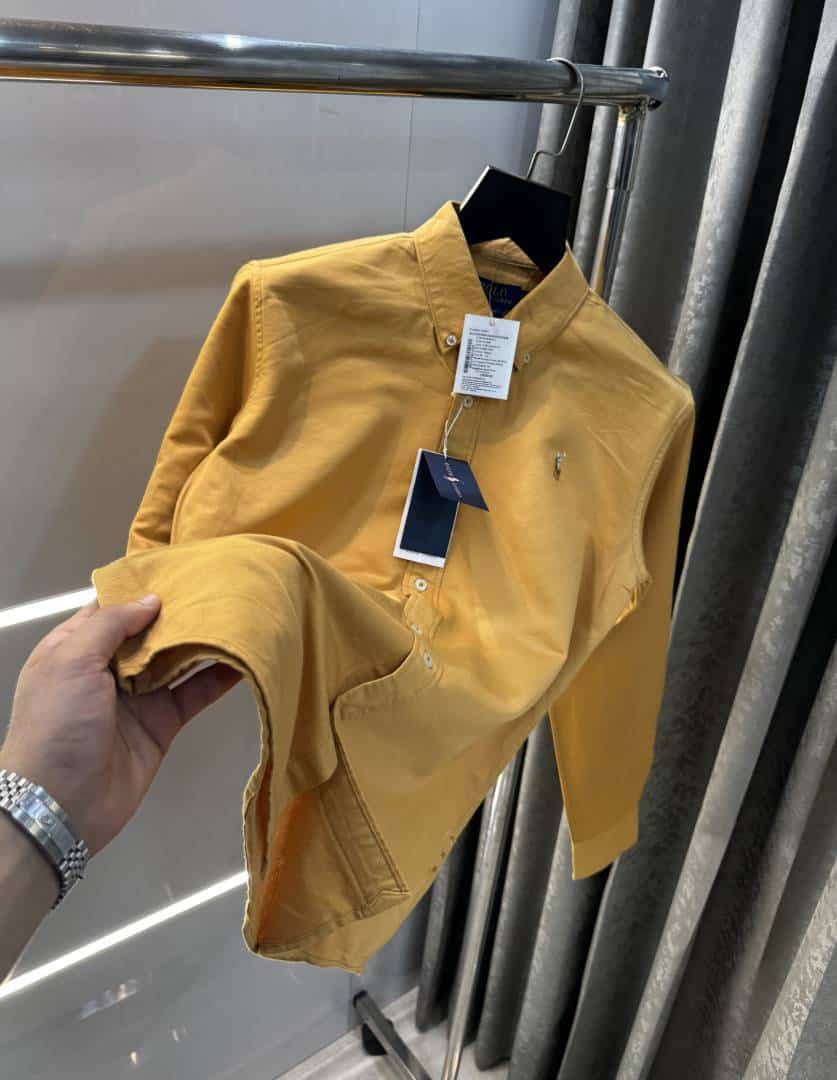 Ralp h lauren D Mustard Premium Classic Shirt Secondary image