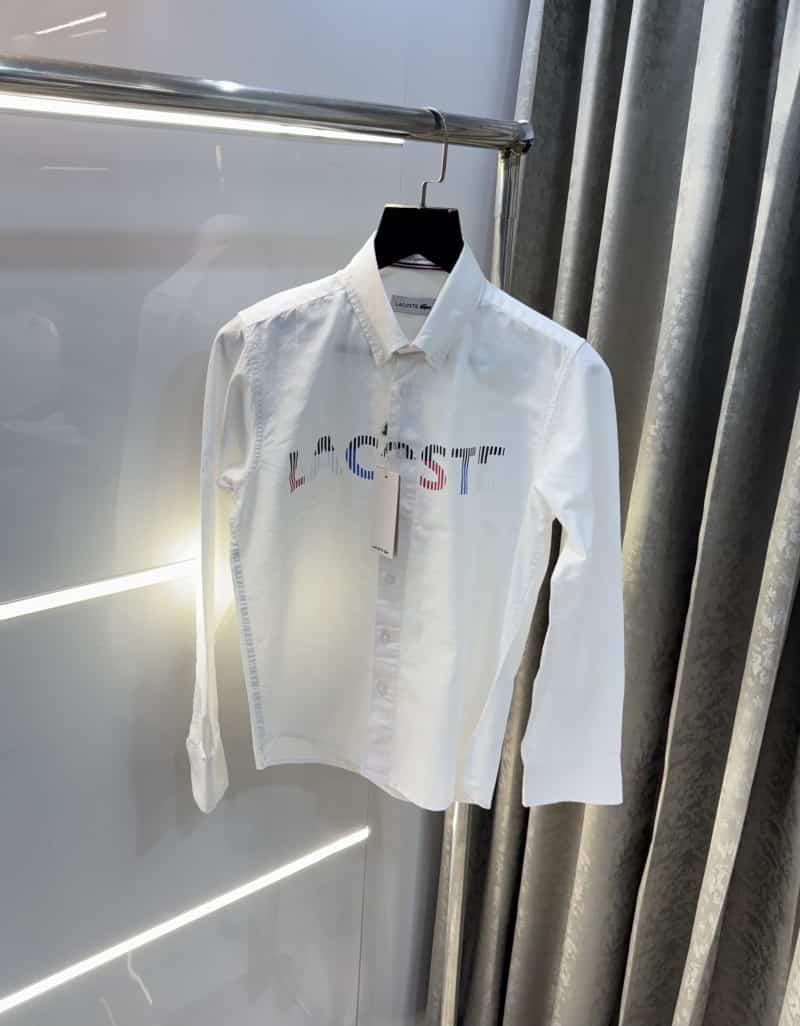 Lacost e White Logo Print Premium Shirt Secondary image