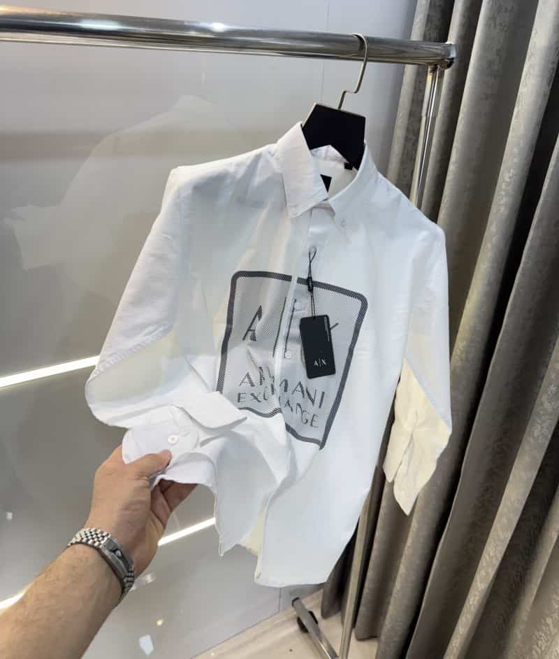 Arman i Exchange White Logo Print Premium Shirt Main image