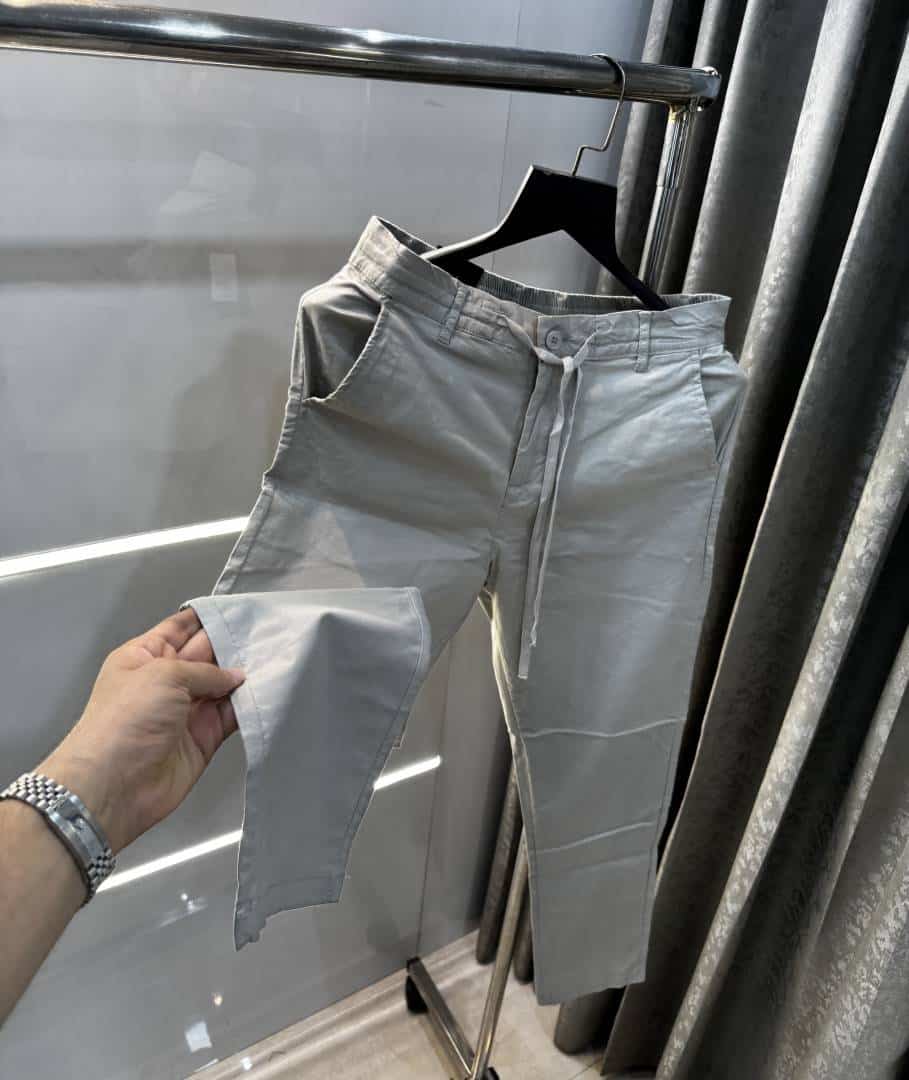 Rare Rabbit Light Grey Premium Classic Cotton Trouser Secondary image