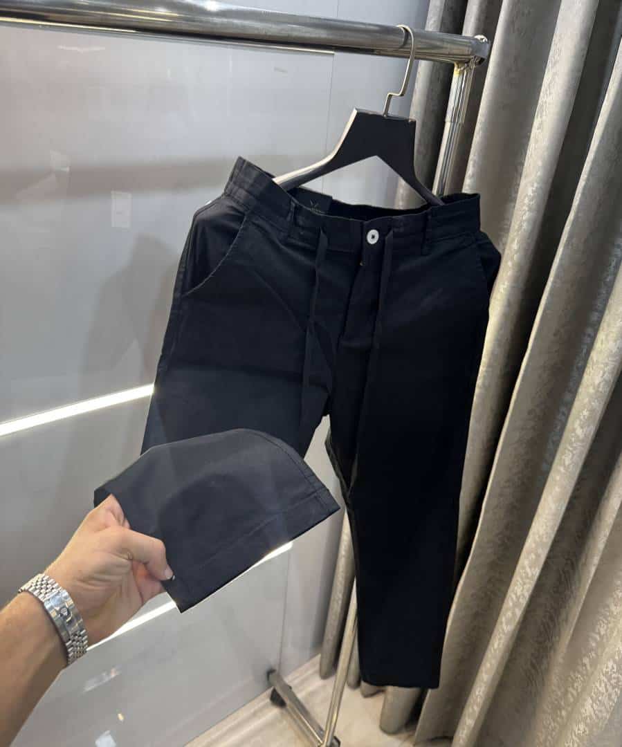 Rare Rabbi t Black Premium Classic Cotton Trouser Secondary image