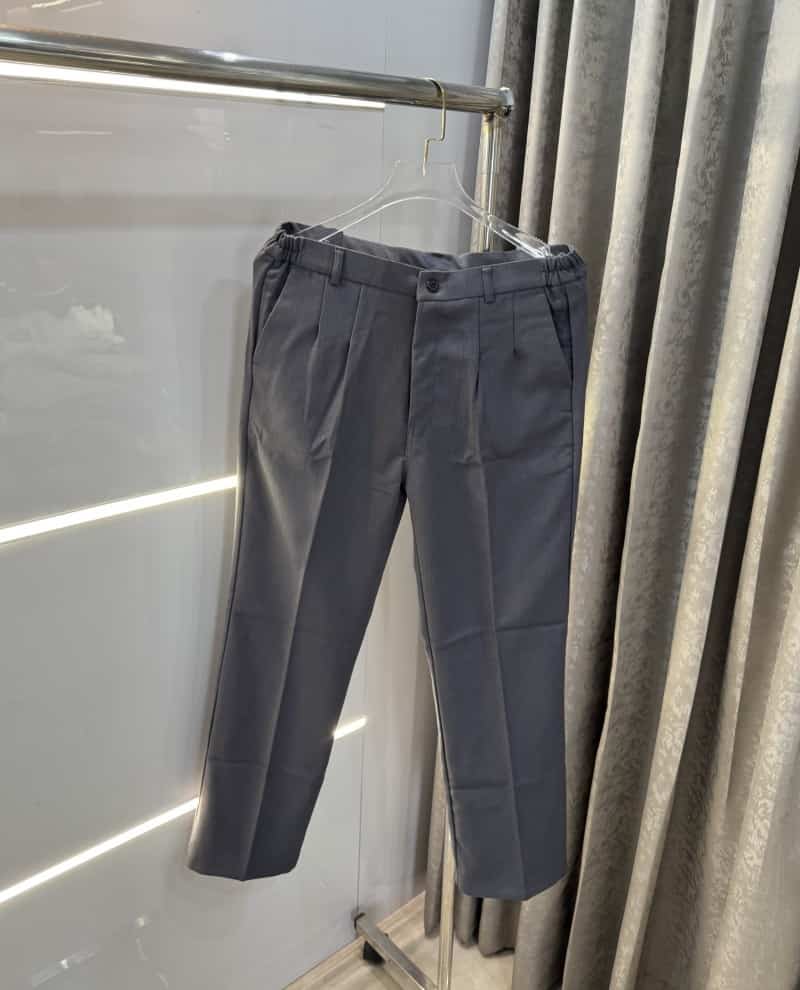 Denniso n Dark Grey FleXi Waist Premium Korean Trouser Main image