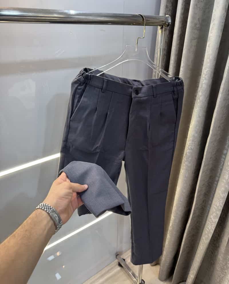 Denniso n Dark Grey FleXi Waist Premium Korean Trouser Secondary image