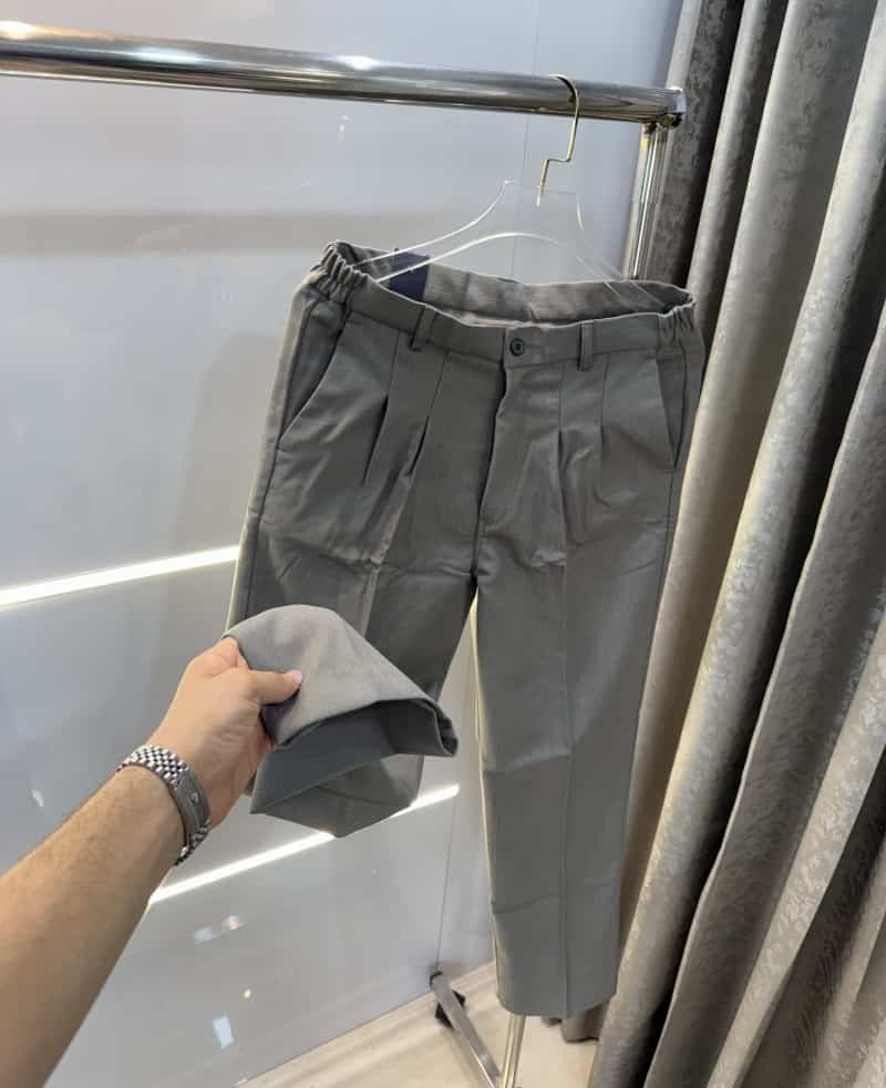Denniso n Olive Flexi Waist Premium Korean Trouser
