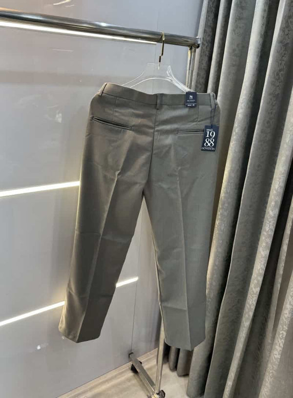 Denniso n Olive Flexi Waist Premium Korean Trouser