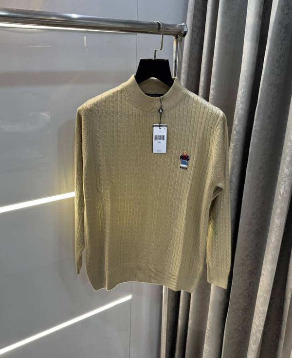 Ralp h Lauren Cream Knitted Premium Pull Over