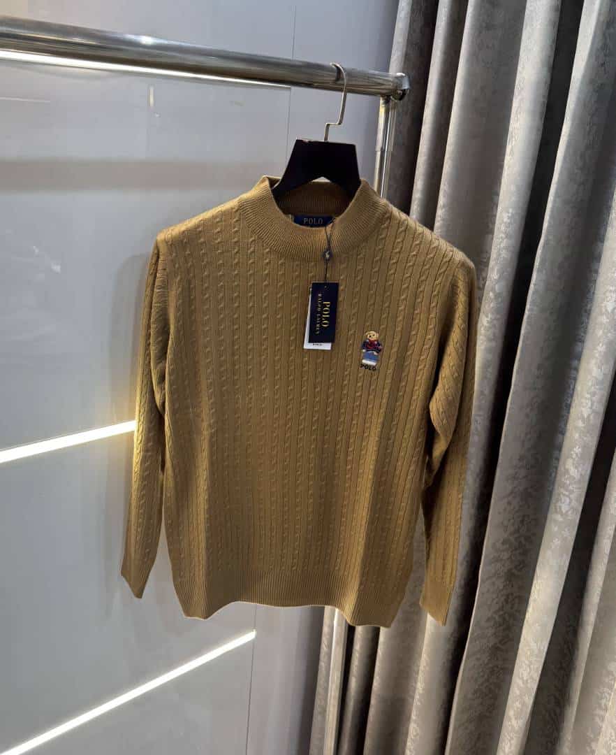 Ralp h Lauren Light Brown Knitted Premium Pull Over Secondary image