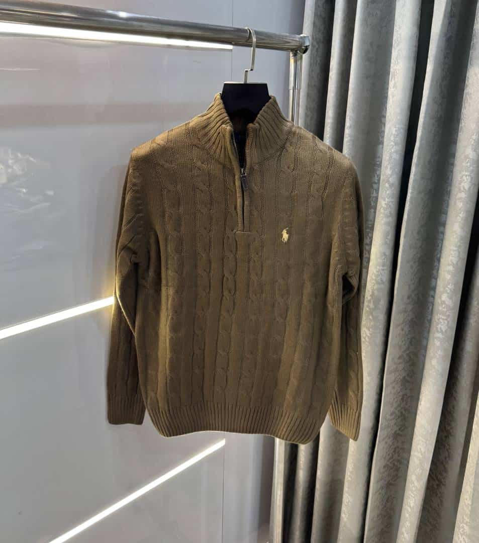 Ralp h Lauren N Light Brown Knitted Premium Pull Over Secondary image