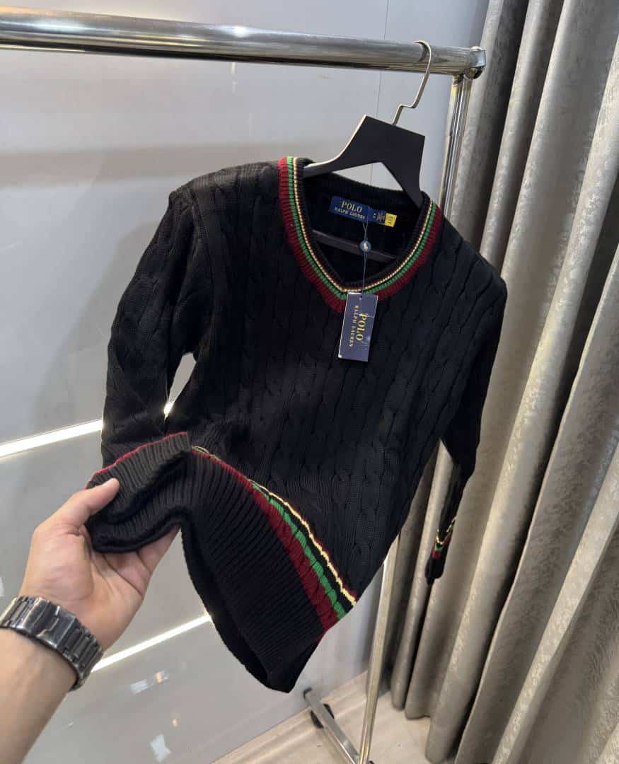 Ralp h lauren Black Knitted Premium Pull Over Main image