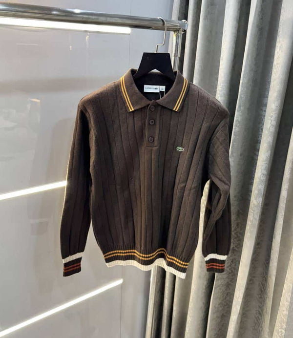 Lacost e Brown Imported Knitted Pull Over