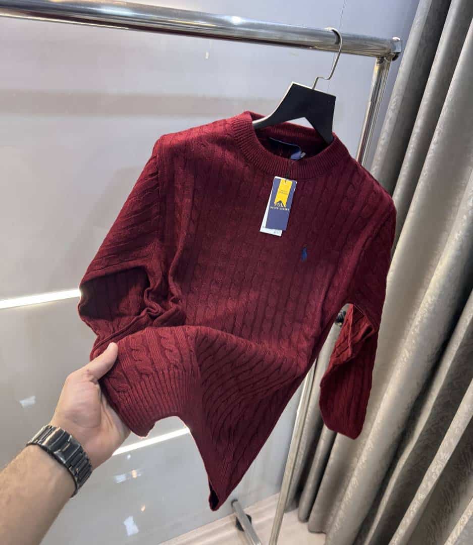 Ralp h Lauren Maroon Knitted Classic Pull Over Main image