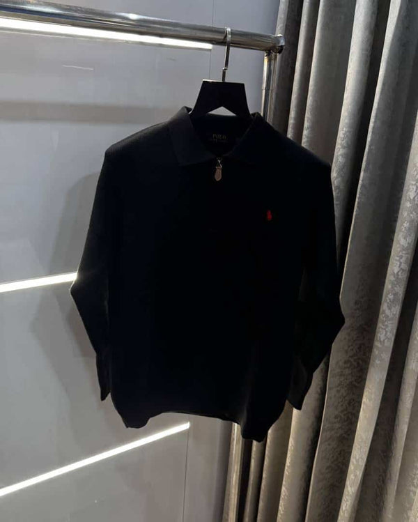 Ralp h Lauren C Black Knitted Premium Pull Over