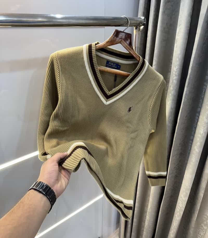 Ralp h Lauren Beige Imported Knitted Pull Over Main image