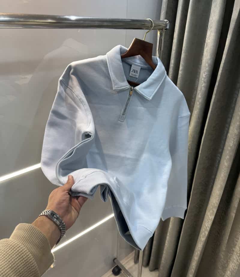 Zar a Sky Blue Premium Classic Sweatshirt Main image