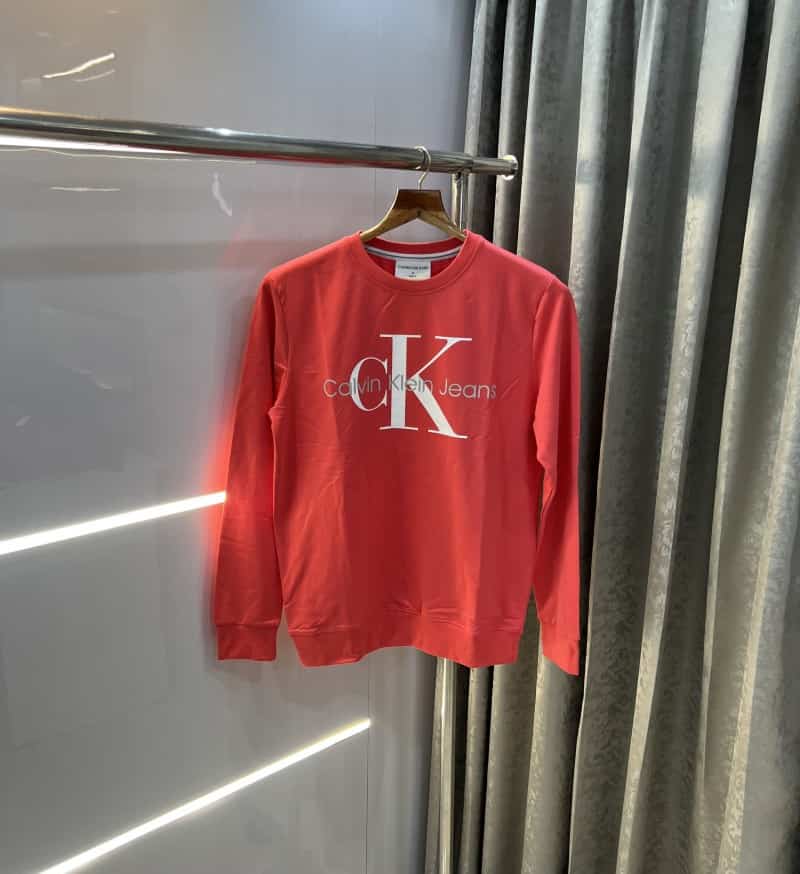 Calvi n Klein Milange Logo Print Premium Pull Over Main image