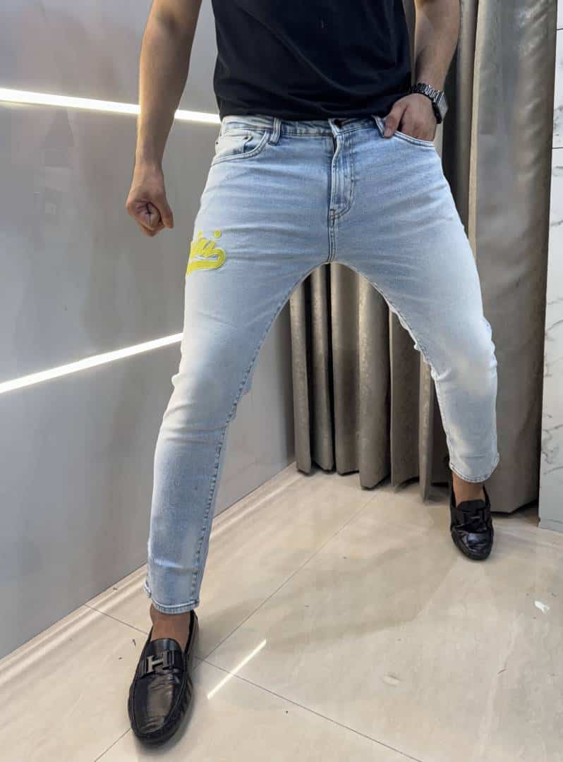 Amir i Sky Blue Imported Designer Denim