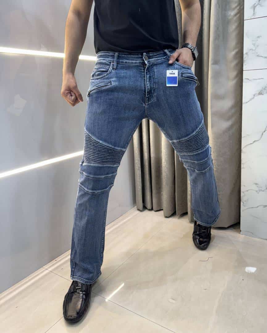 Balmai n Paris Blue Imported Rider Designer Denim Main image