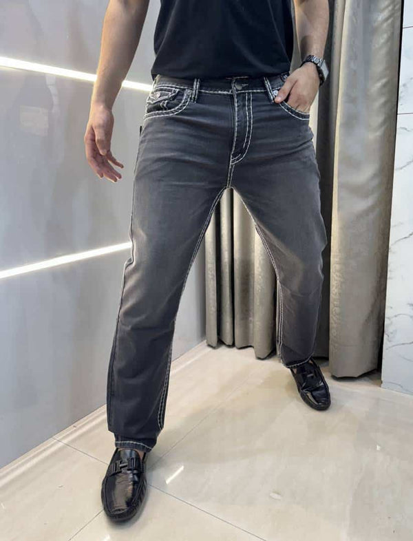 True Religion Carbon Imported Premium Boot Cut Denim