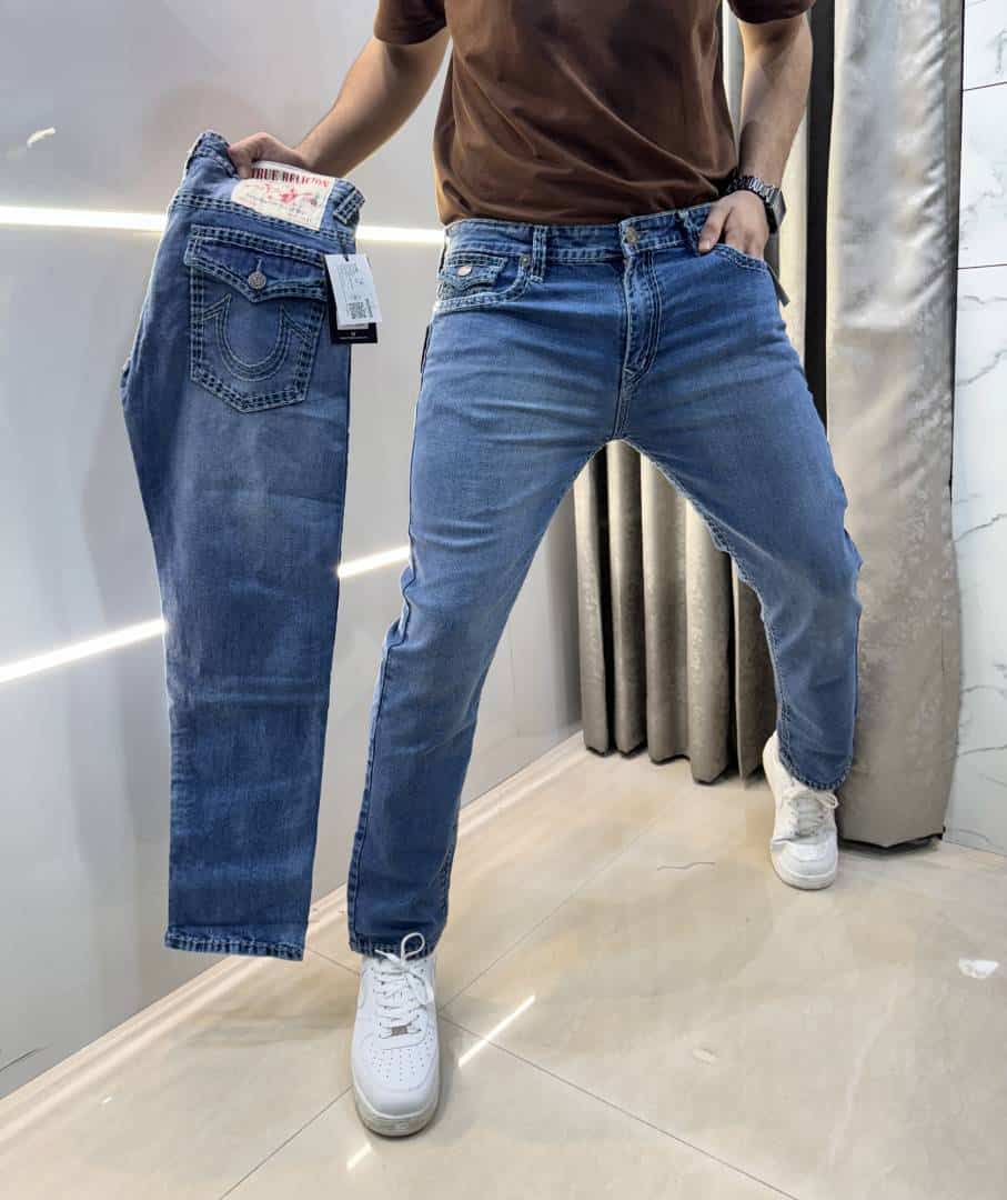 True Religion Sky Blue Imported Premium Boot Cut Denim Main image