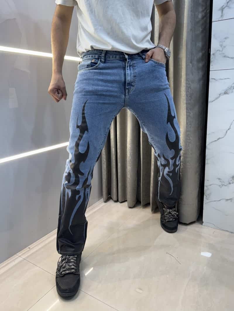 Vetements Sky Blue Designer Imported Denim Secondary image