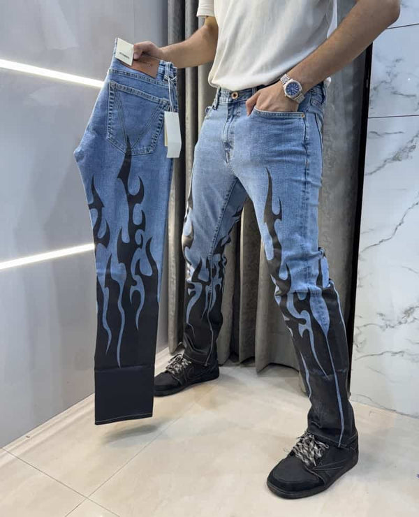 Vetements Sky Blue Designer Imported Denim