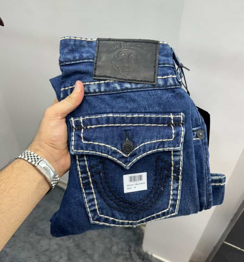 True Religion Blue3 Imported Premium Straight Fit Denim
