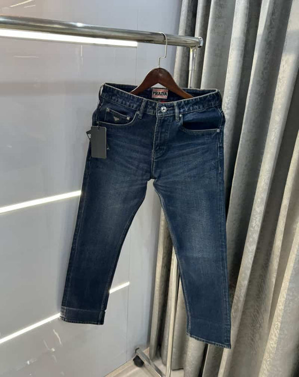 Prad a Milano Greenish Steel Logo Imported Hyperfle..X Denim